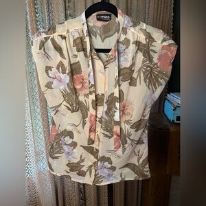 VTG rrrruss Floral Blouse